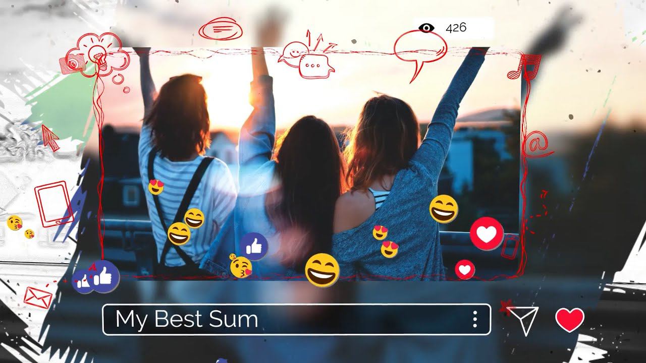 Слайд-шоу "Эмодзи". Пример. Поздравление, презентация, монтаж видео на заказ.