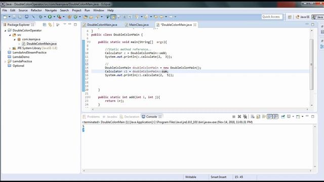 Java 8 Double Colon Operator смотреть онлайн