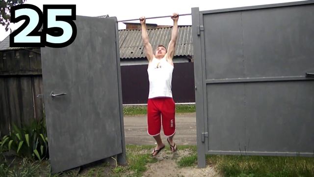 30 подтягиваний в 13 лет | 13 years old - 30 pull ups смотреть онлайн