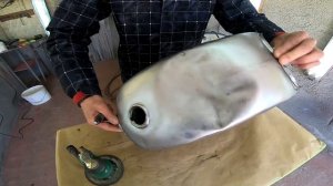 Ремонт бака мотоцикла альфа