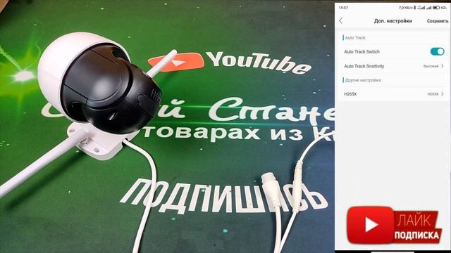 Обзор бюджетной камеры видеонаблюдения ANBIUX 2MP с функциями гуманоид детектор и авто слежение .