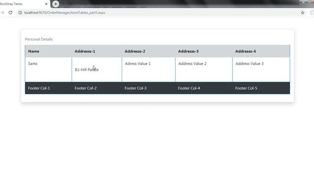 BootStrap Table - Text Vertical Alignment смотреть онлайн
