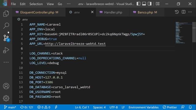 Laravel Eloquent | php artisan serve y el archivo .env смотреть онлайн