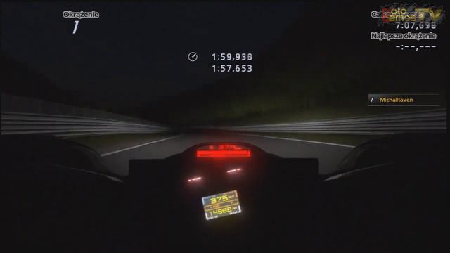 Gran Turismo 5 - Red Bull X2010 S. Vettel on Nordschleife (Night) смотреть онлайн