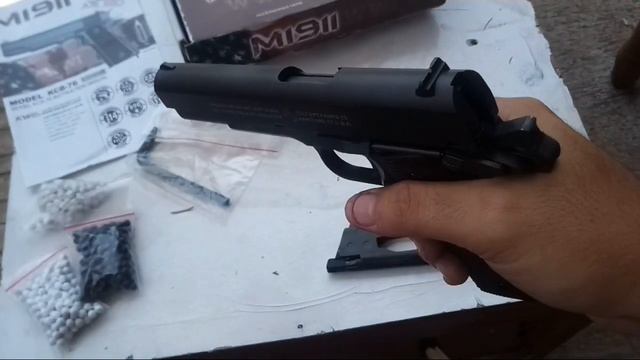 Kwc 1911 cal 6mm blowback (kirim ke aceh) смотреть онлайн