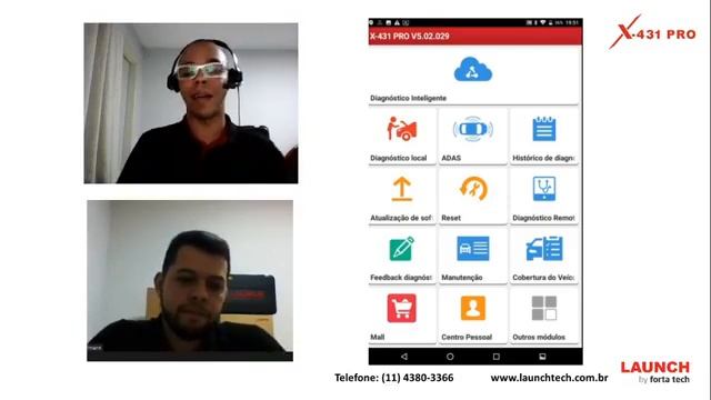 Operacional X-431 PRO - Menu principal e dicas de uso смотреть онлайн