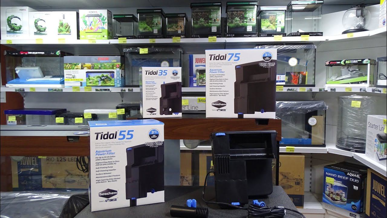 Обзор рюкзачных фильтров Seachem Tidal смотреть онлайн