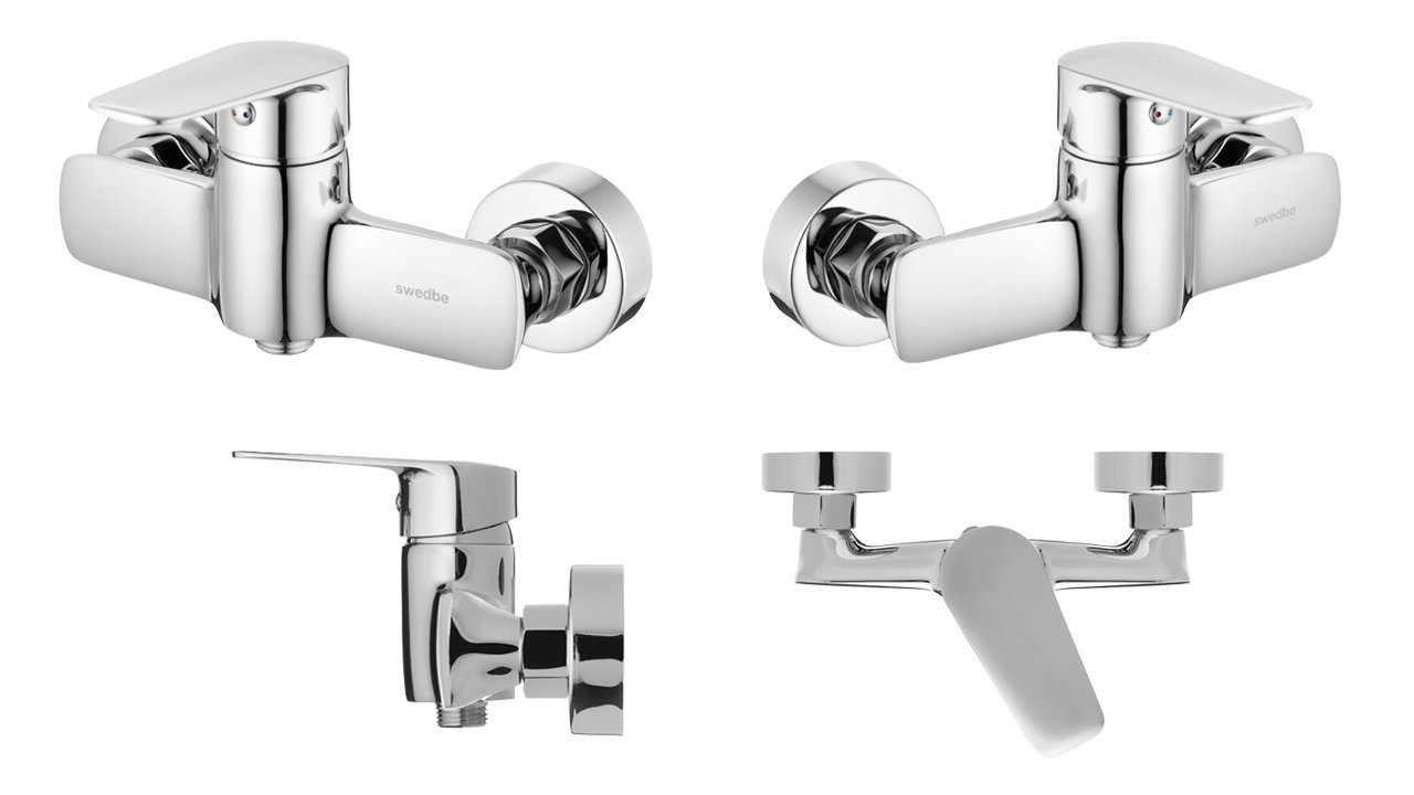 Распаковка смесителя для душа Swedbe Mars 1720 смотреть онлайн
