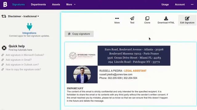 Copying and pasting the HTML email signature code смотреть онлайн