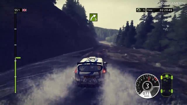 WRC 2 FIA World Rally Championship - Wales Rally GB Special Stage Gameplay смотреть онлайн