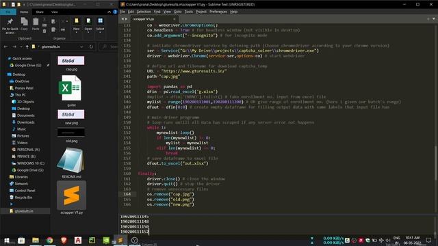Result Data Analyzer - OCR - Selenium - Pandas - System Demo - Git Repository - gturesults.in смотреть онлайн