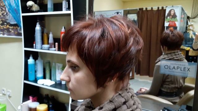 Окрашивание в медный красителем Paul Mitchell смотреть онлайн