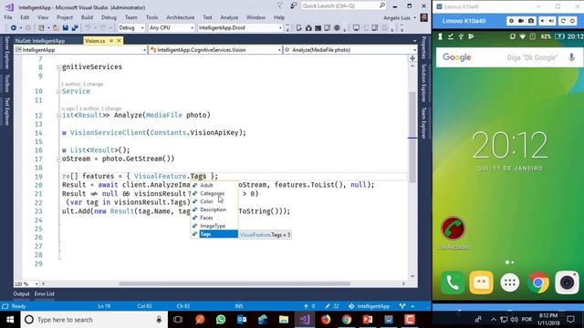Adicione Inteligência Cognitiva aos seus aplicativos #Xamarin смотреть онлайн