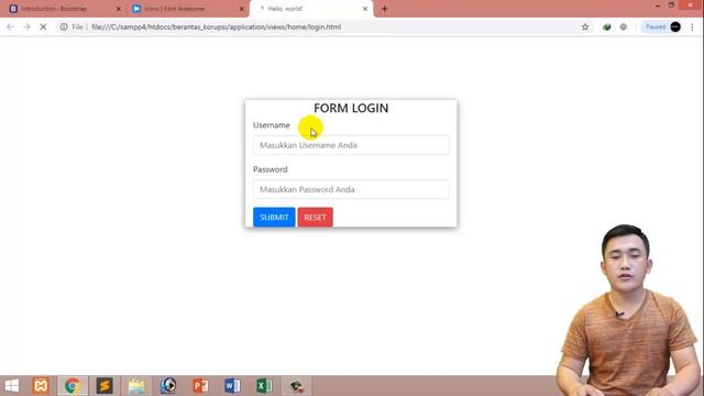 Tutorial Bootstrap #9 Membuat FORM LOGIN dengan BOOTSTRAP смотреть онлайн