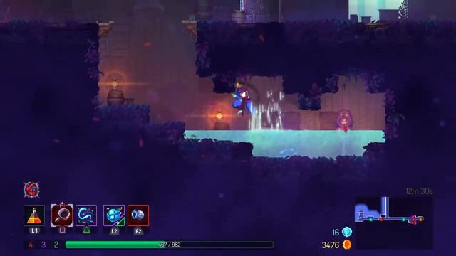 Exploring the dungeons of Dead Cells смотреть онлайн