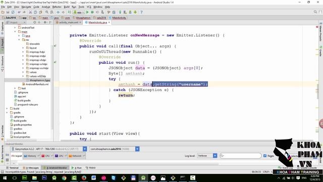 Bài 5/6: Android + NodeJS + SocketIO: Viết ứng dụng CHAT ÂM THANH như Zalo смотреть онлайн