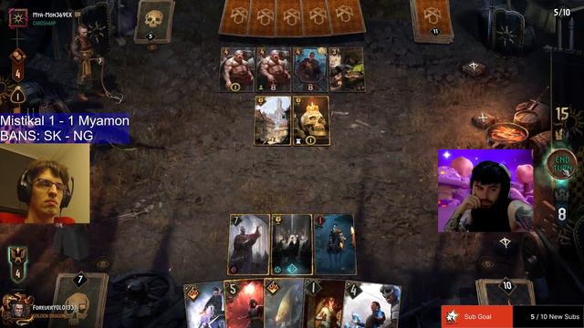 Myamon vs Mistikal | ST Elves deck | Nilfgaard Cultists | $250 GWENT PRO TOURNAMENT | Gwent 11.9 смотреть онлайн