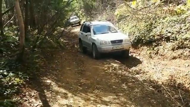 Suzuki Jimny и Escudo восходят на гору Московскую (о. Сахалин) смотреть онлайн