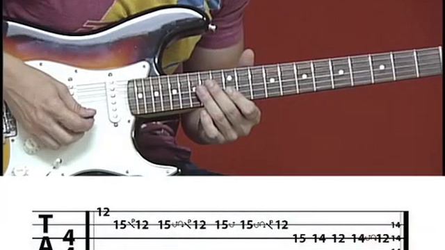 Aerosmith - Walk This Way guitar tutorial смотреть онлайн