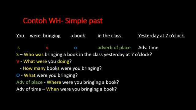 Wh question past continuous #belajargrammar #belajarbahasainggrisdasar смотреть онлайн