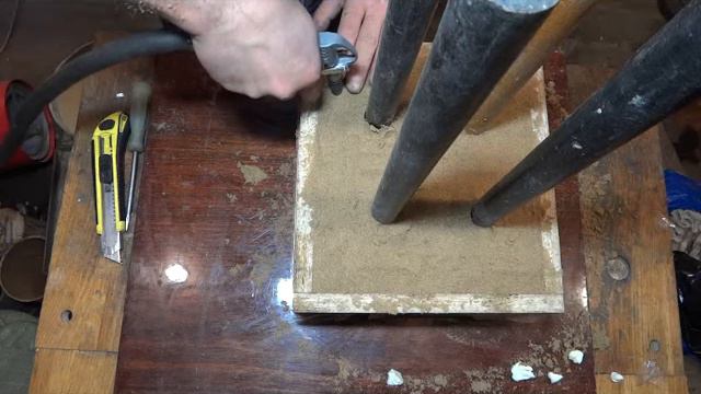 Литьё силумина. Пример формовки. смотреть онлайн