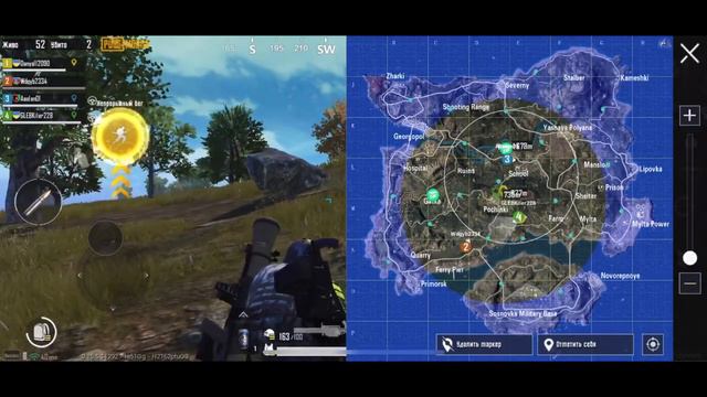 Играем в PUBG MOBILE с моим другом.(занял #1 место😱😱😱!!!) смотреть онлайн