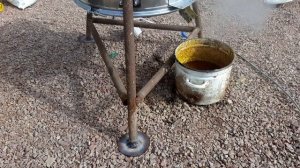 Центрифуга из стиральной машинки для перетопки воска и мерви