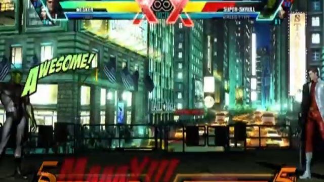 Ultimate Marvel VS Capcom 3 Wesker Combos смотреть онлайн