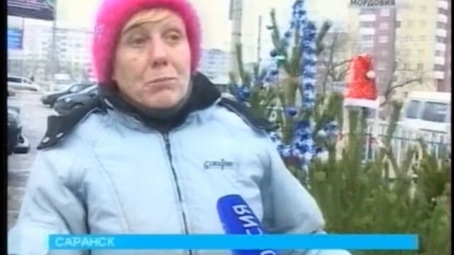 Главный атрибут новогоднего праздника пополняет ярмарки Саранска смотреть онлайн