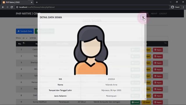 0. Demo Program | CRUD PHP MYSQLi | Bootstrap 5 | Data Tables смотреть онлайн