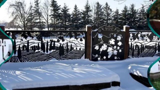 Оригинальные и красивые калитки и ворота смотреть онлайн