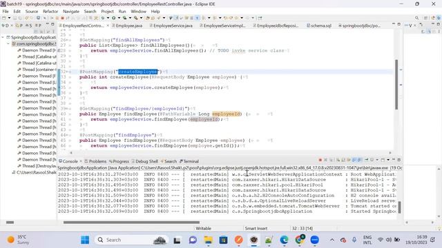 CLASS 11 - Master Spring boot in easy way by Rasool Shaik смотреть онлайн