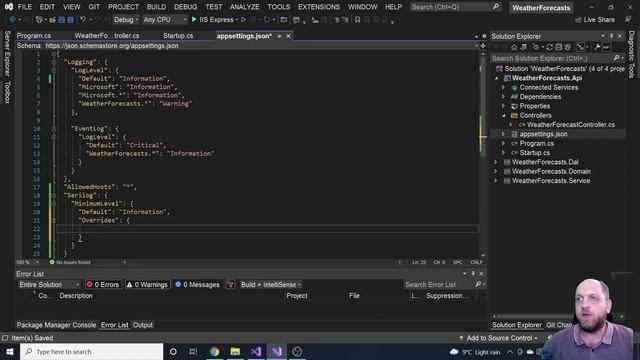 Logging to files with Serilog in Asp.Net Core смотреть онлайн
