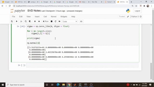 Playing with Singular Value Decomposition: Differences between Numpy & MATLAB (Image Compression) смотреть онлайн
