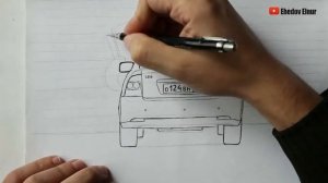 Как нарисовать машину LADA Priora (Ehedov Elnur)