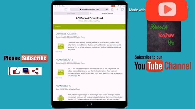 How to install ac market on your IOS device || install ac market on your iPhone iPad. смотреть онлайн