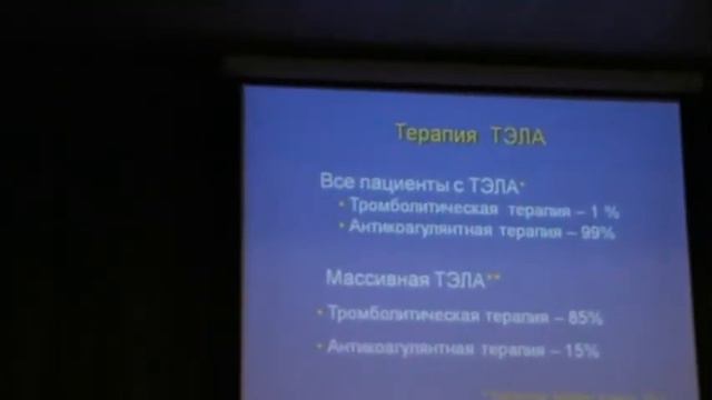 Тромбоэмболии Легочных Артерии смотреть онлайн