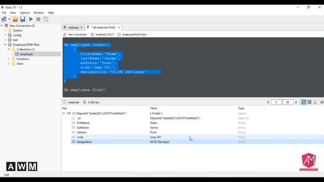 MongoDB CRUD смотреть онлайн