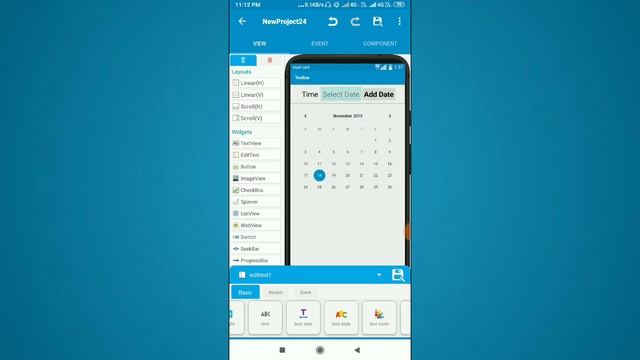 How To Use SketchWare Calendar Components and Set date and Time,Tutorial-5 смотреть онлайн