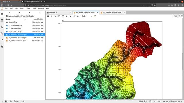 Online Voronoi Modflow 6 groundwater modeling with Hakuchik - Tutorial смотреть онлайн