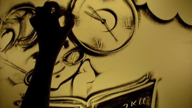 Рисование песком, песочное шоу День Рождения. Татьяна Петровская смотреть онлайн