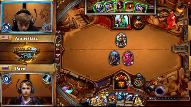 [RU] Pavel vs Amnesiasc, Hearthstone World Championship 2016 смотреть онлайн