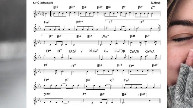 She's Funny That Way (Moret) Backing track + music sheet смотреть онлайн