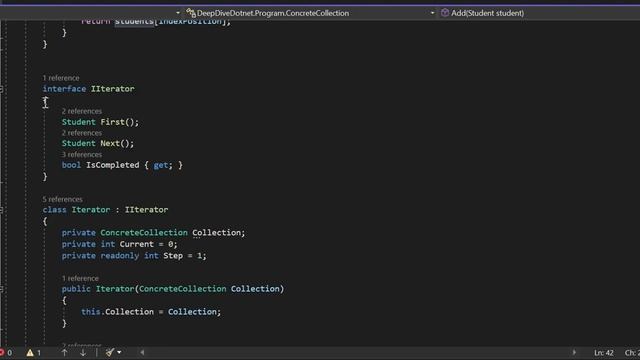Iterator Design Pattern смотреть онлайн