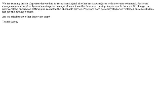 DevOps & SysAdmins: Oracle sysman password reset and enterprise manager смотреть онлайн