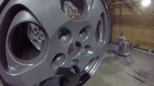 Как происходит порошковая покраска дисков | Mitsubishi R16