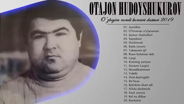 Отажон Худайшукуров Жонли ижро альбом 2020 Otajon Hudoyshukurov O'zbegim Nomli Konsert Dasturi 2020