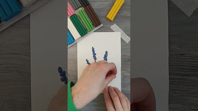 Весенние цветы из пластилина | Рисование пластилином для малышей | Пластилинография для всех смотреть онлайн