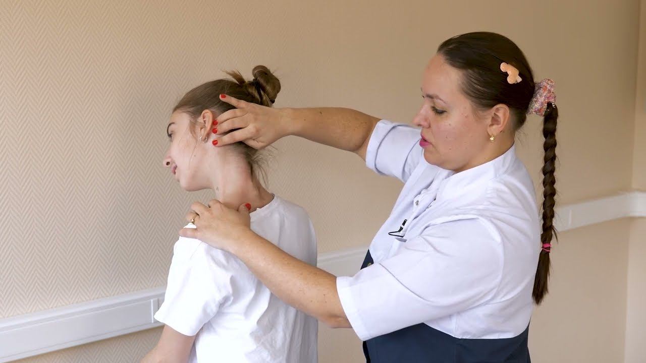 Комплексы ЛФК. Массаж мышц шеи.