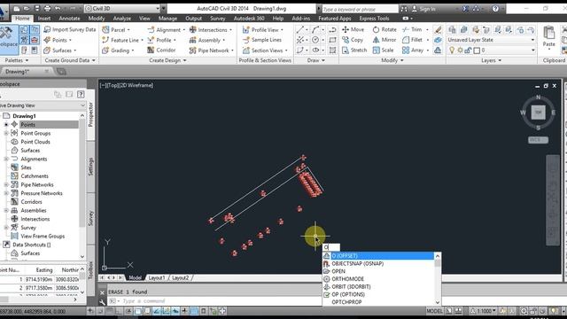 Working with Uploaded Points - AutoCAD Civil 3D смотреть онлайн